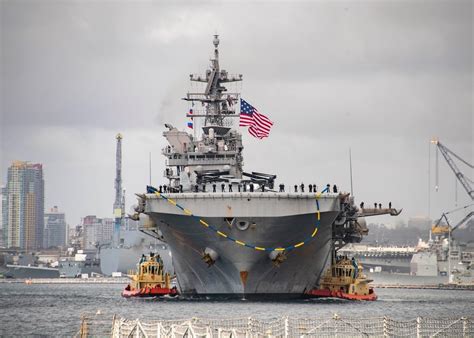 Amphibious Assault Ship Uss Tripoli Returns Home From Maiden Deployment