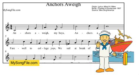 Anchors Aweigh My Song File