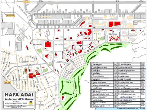 Andersen Air Force Base Map