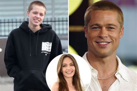 Angelina Jolie And Brad Pitt S Daughter Shiloh 16 Looks Like Dad S Twin With Hair