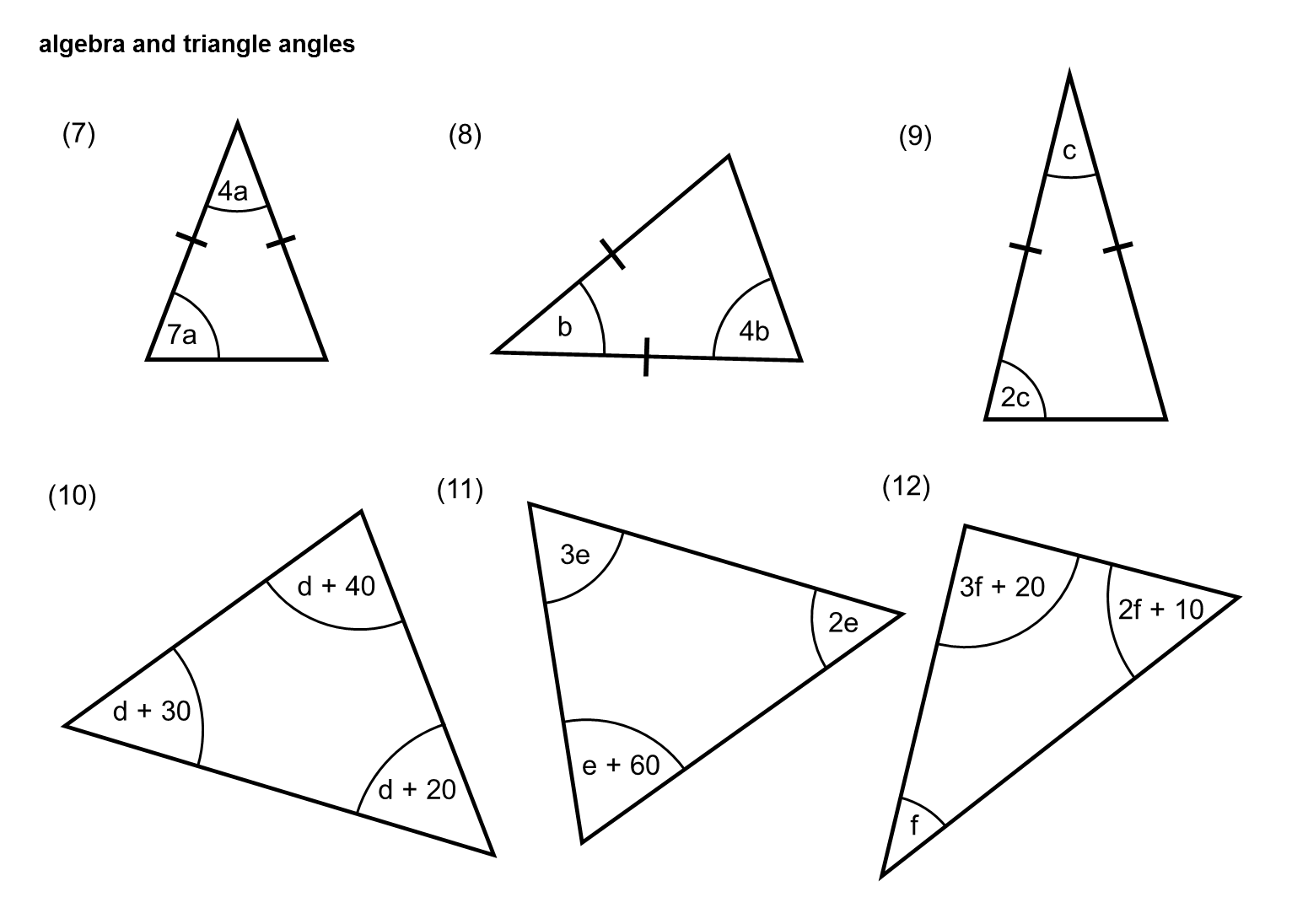 Angle Problems Teaching Resources