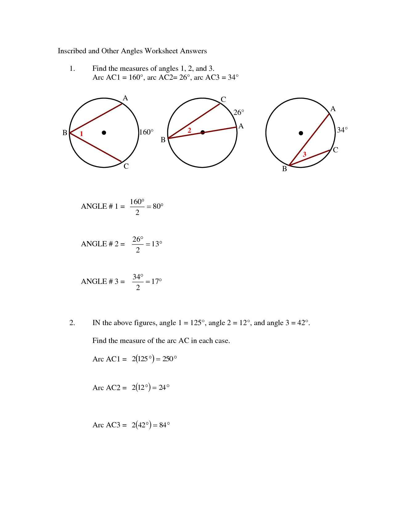 Angles In Polygons Worksheet Answers Milliken Publishing Company