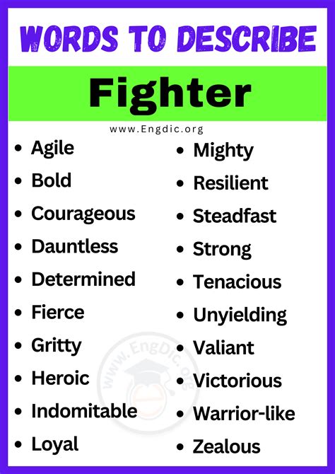 Another Word For Fighter Woman