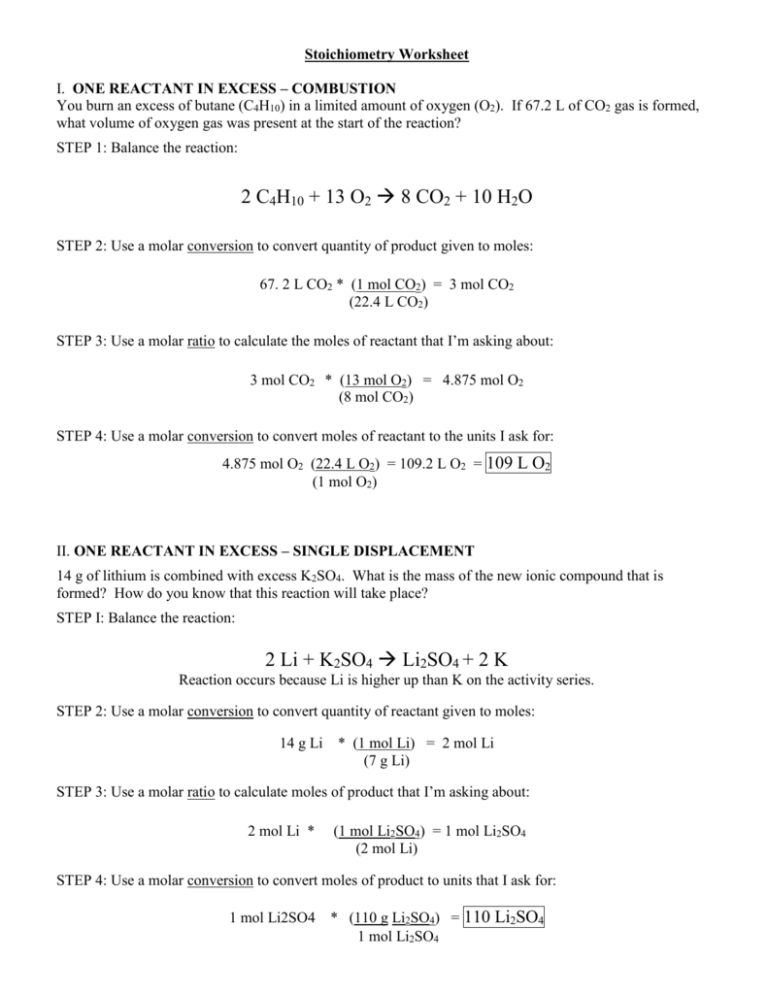 Ap Chemistry Solution Stoichiometry Worksheet Answers Thekidsworksheet