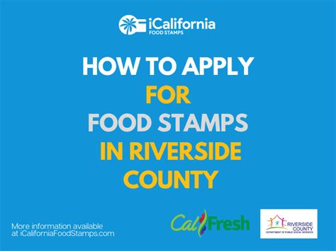 Apply For Riverside County Food Stamps Online California Food Stamps Help