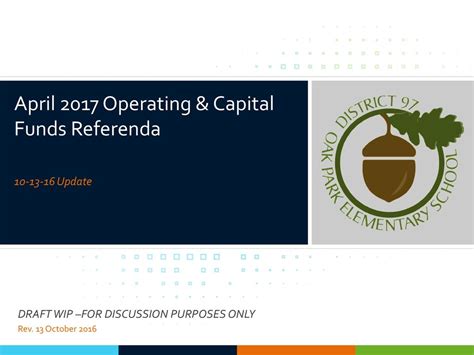 April 2017 Operating Capital Funds Referenda Ppt Download