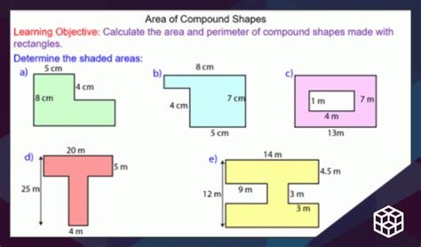 Area Of Compound Shapes Examples