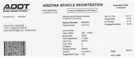 Arizona Auto Registration Guide