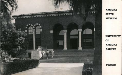 Arizona State Museum University Of Arizona Campus Tucson Postcard