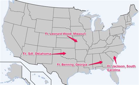 Army Basic Training Location in the United States