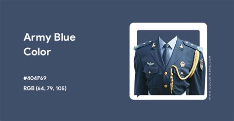 Army Blue Color Meaning