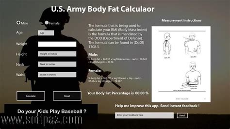 Army Calculator For Body Fat Aghacopeland