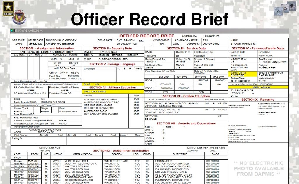 5 Tips Enlisted Record Brief