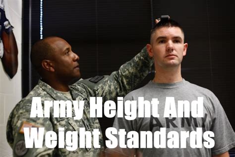 Army Height And Weight Standards Updated For 2023 Operation Military Kids