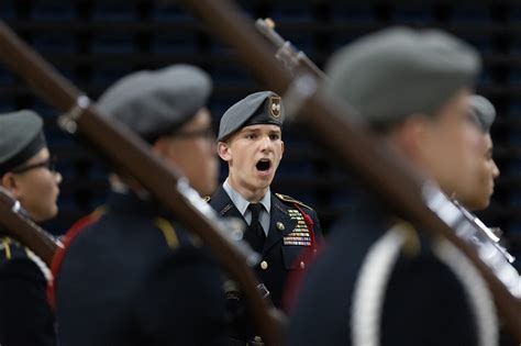 Army Jrotc Cadets Fall In At National Drill And Fitness Championship