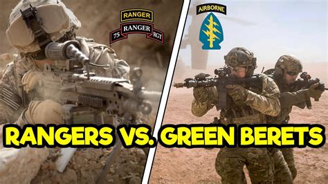 Rangers vs Special Forces