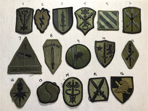 Army Uniform Patches