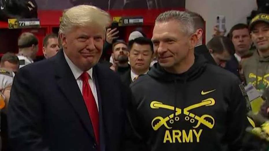 Army Vs Navy Game Makes History With Donald Trump In Attendance The Spun