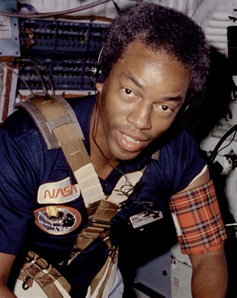 Astronaut Guion S Bluford In His Orange Space Suit Who2