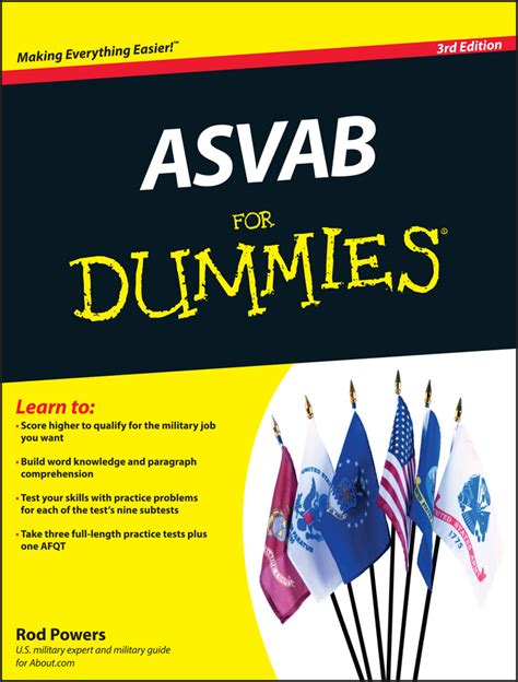 Asvab For Dummies By Rod Powers Book Read Online