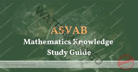 Asvab Mathematics Knowledge Study Guide Ace Your Test Asvab Prep