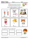 At Word Family Ending Sound Worksheet Kidzezone