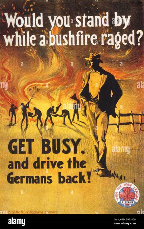 Australian Ww1 Poster Stock Photo Alamy