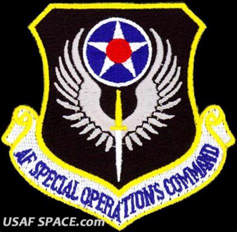 Authentic Air Force Special Operations Command Afsoc Majcom Usaf Vel Patch Ebay