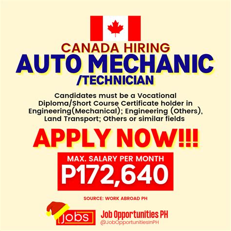 Auto Mechanic Job Openings