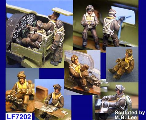 B 17 Flying Fortress Crew Set 10 Figures