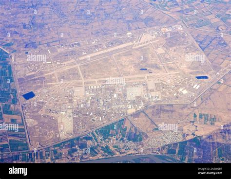 Balad Iraq 13 Oct 2019 Aerial View Of The Balad Air Base An Iraqi Air Force Base Located