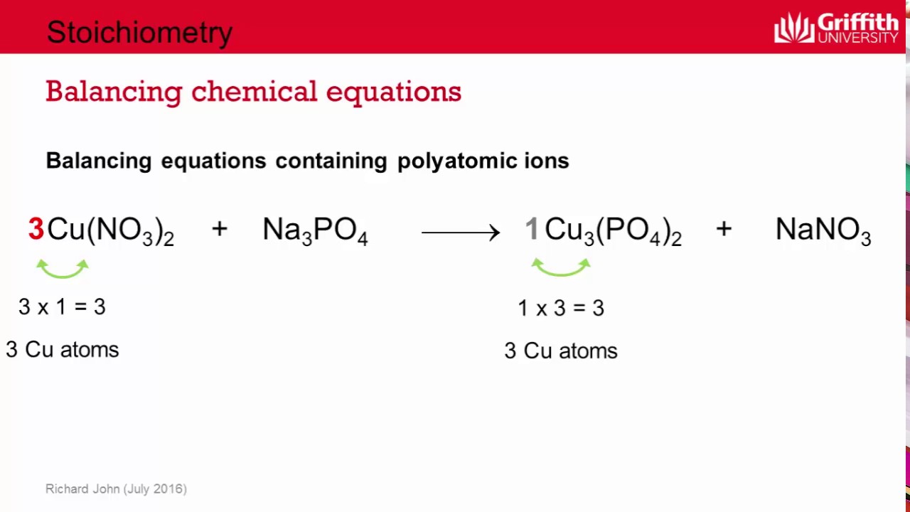 Balance Chemical Equations With Polyatomic Ions Tessshebaylo