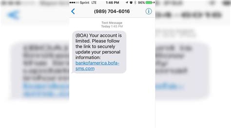 Bank Of America Text Message Phishing Scam Resurfaces Abc11 Raleigh Durham