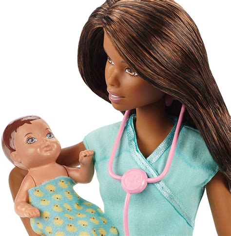 Barbie Careers Baby Doctor Doll And Playset Brunette Playsets Amazon Canada Baby Barbie