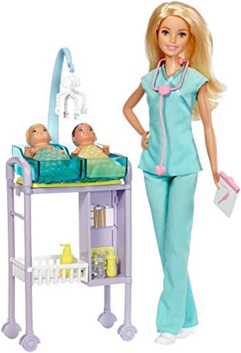 Barbie Careers Baby Doctor Doll And Playset Deals From Savealoonie