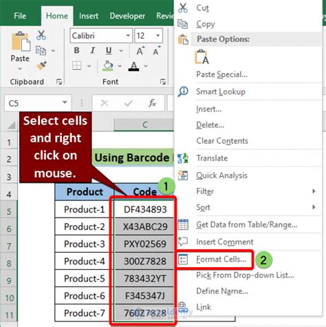 Barcode In Excel How To Convert Number To Barcode Excel Shortcut For Barcode Excel Font