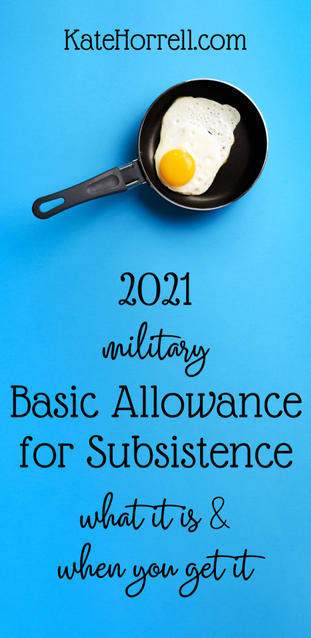 Understanding Your Basic Allowance for Subsistence