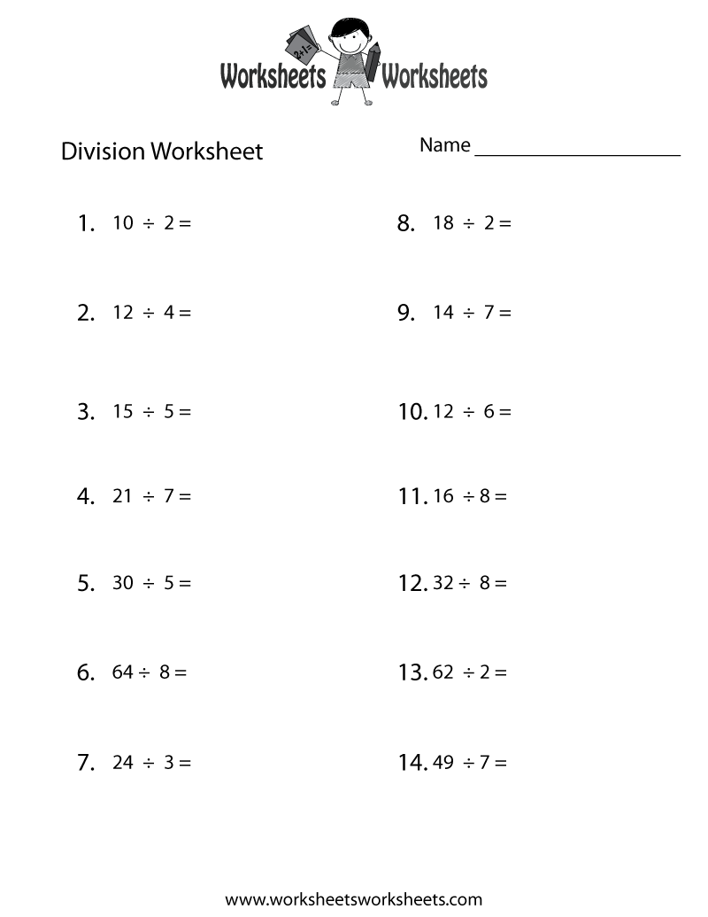 Mastering Division: Free Printable Practice Worksheets