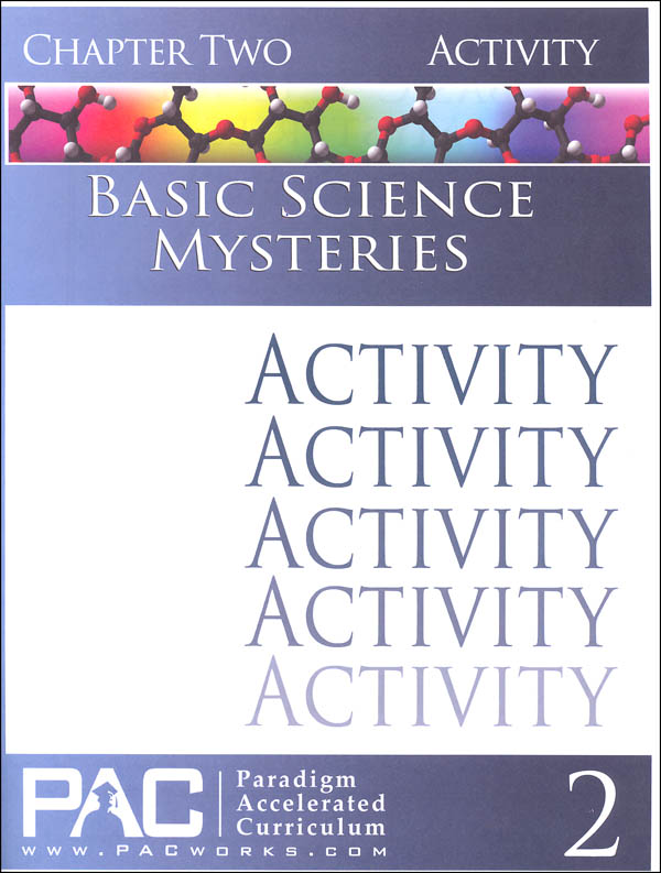 Basic Science Mysteries Chapter 2 Activities Paradigm Accelerated