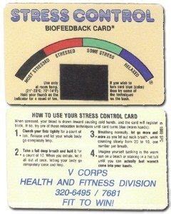 Basic Training Basic Training Stress Card