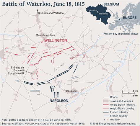 Battle Of Waterloo Combatants Maps Facts Britannica