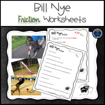 Bill Nye Friction Worksheets By Love Duck Tpt