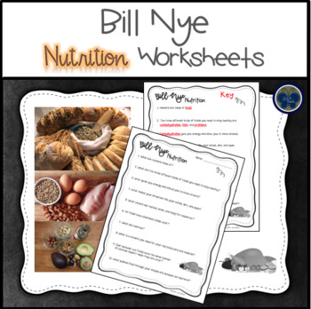 Bill Nye Nutrition Worksheets