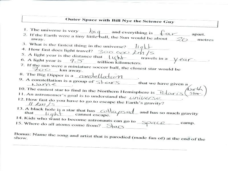 Unlock Bill Nye Pressure Worksheet Answers Easily