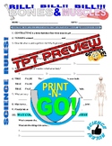 Bill Nye The Science Guy Bones And Muscles Human Body Video Worksheet