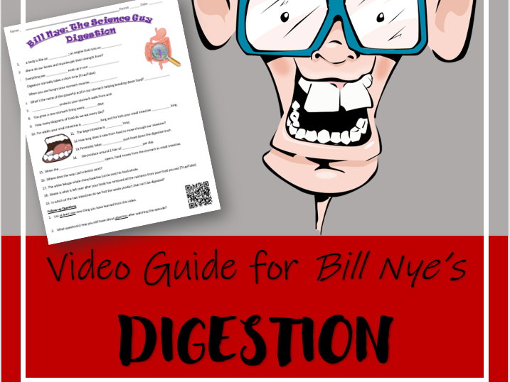 Bill Nye The Science Guy Digestion Video Guide Teaching Resources