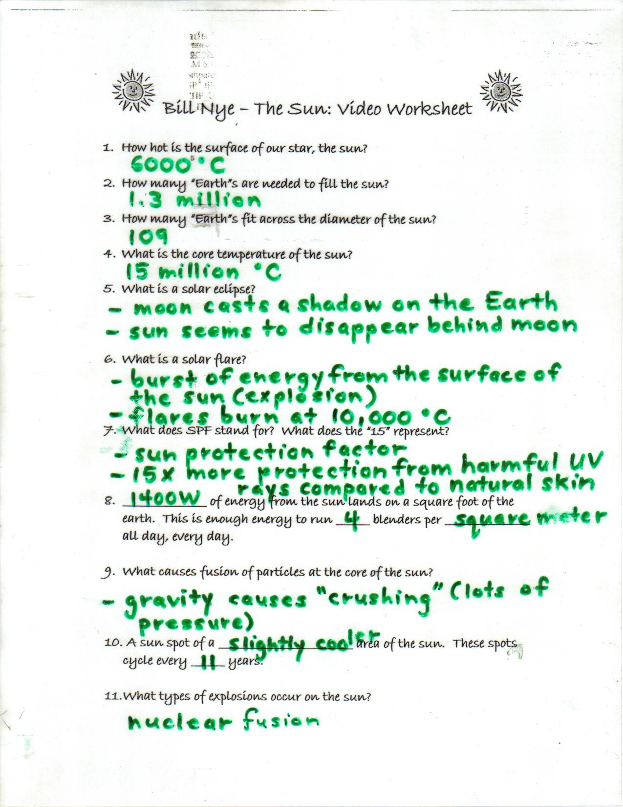 Bill Nye The Science Guy Gravity Worksheet Answer Key Scienceworksheets Net