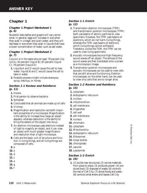 Biology The Study Of Life Prentice Hall Answers Study Poster