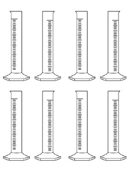 Blank Graduated Cylinder Worksheet