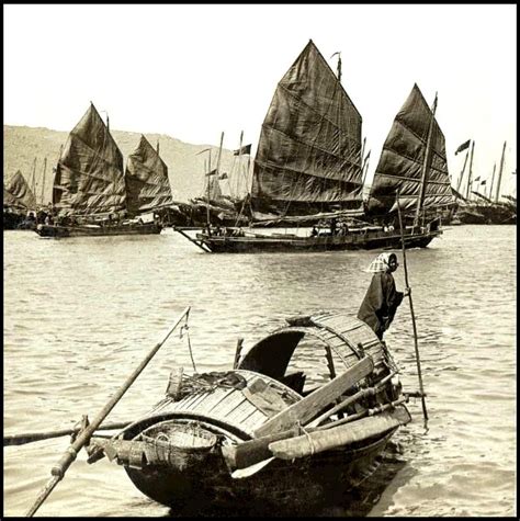 Boats Of Old China 17 Impressive Vintage Pictures Of Chinese Junks In The 1900S Vintage Everyday